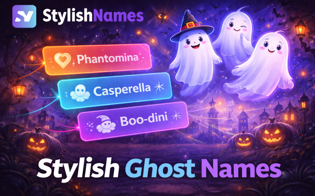Stylish Ghost Names for Unique Online Identities