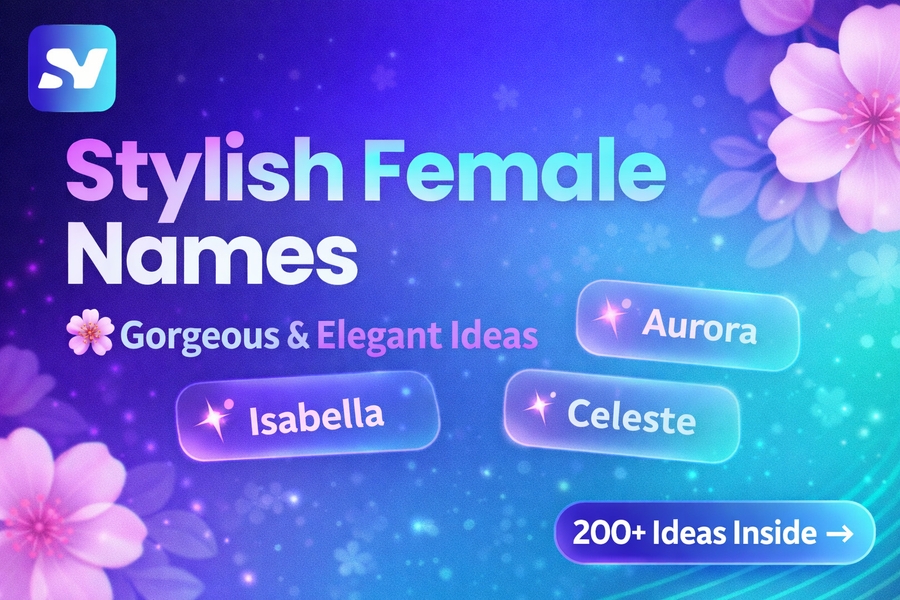 200 Stylish Female Names That Will Surprise You